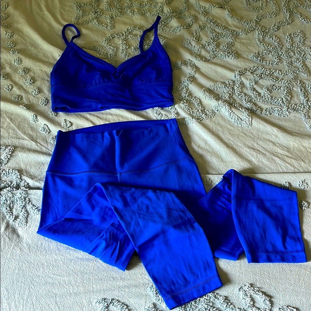 Blue Lululemon Align Set